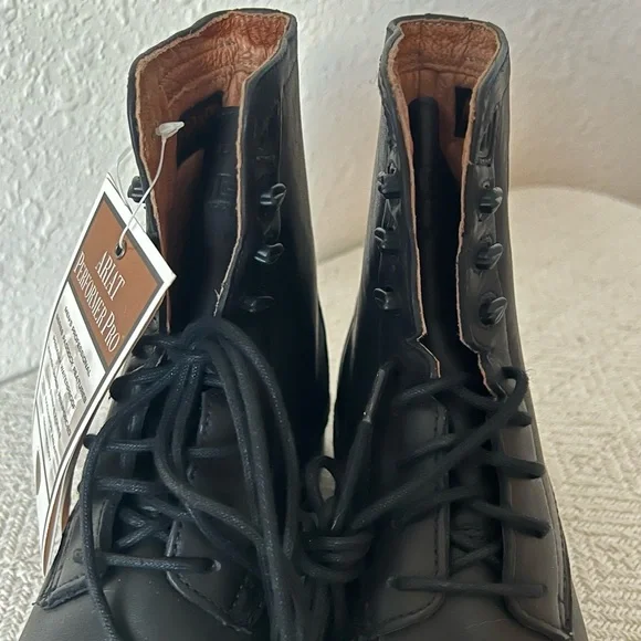 New! Ariat Scout Paddock Black Combat Boots Size 6 - Picture 2 of 7